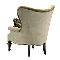 Chandler Chair shown with:Tight&nbsp;seatButton tufted backHeirloom Brentwood finishAged Gold Leaf finish trimZanzibar nailhead frame trim