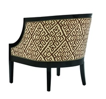 Cameron&nbsp;Chair shown with:Tight seat and backCaviar&nbsp;finishAntique Brass&nbsp;nailhead frame trim