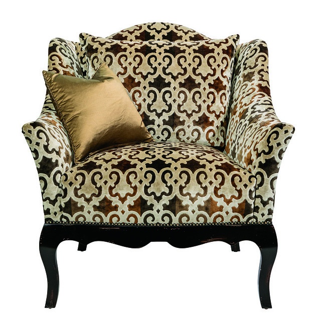 Courtney Chair shown with:Tight seatOld World Vintage Noir finish&nbsp;on exposed wood legsAntique Brass nailhead&nbsp;frame trim