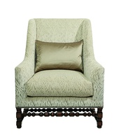 Gibson&nbsp;Chair shown with:Boxed seat cushionTight backNailhead frame trimExposed frame available in selection of finishes