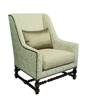 Gibson&nbsp;Chair shown with:Boxed seat cushionTight backNailhead frame trimExposed frame available in selection of finishes