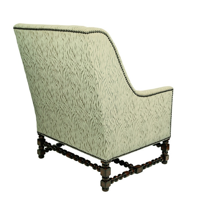 Gibson&nbsp;Chair shown with:Boxed seat cushionTight backNailhead frame trimExposed frame available in selection of finishes