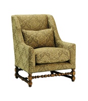 Gibson&nbsp;Chair shown with:Boxed seat cushionTight backNailhead frame trimExposed frame available in selection of finishes