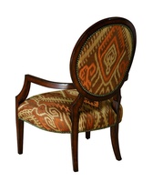 Hollis Lounge Chair&nbsp;shown with:Tight seat and backHavana&nbsp;finishBronze Star nailhead frame trim