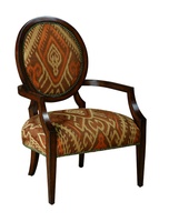 Hollis Lounge Chair&nbsp;shown with:Tight seat and backHavana&nbsp;finishBronze Star nailhead frame trim