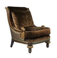 Huntington Manor Lounge Chair&nbsp;shown with:Boxed seat cushionOld World Havana finishAged Gold Leaf finish trimAntique Brass nailhead frame trim
