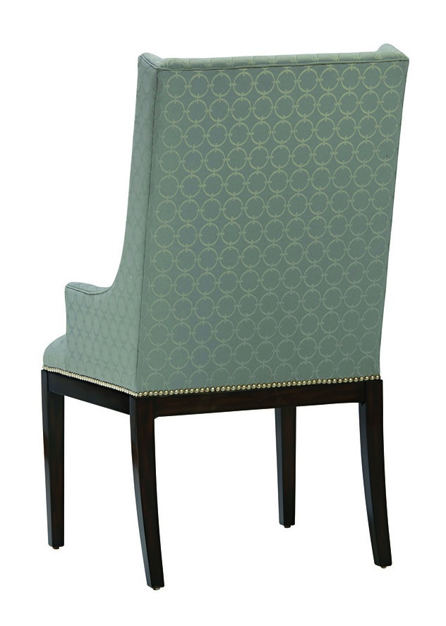 Laguna Beach Arm&nbsp;Chair&nbsp;shown with:Tight seat and backBombay&nbsp;finishMerengue&nbsp;nailhead frame trim