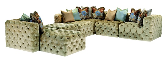 Manhattan&nbsp;Sectional shown with:Button tufted seat