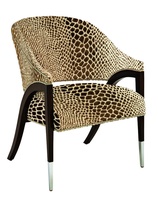 Max Chair shown with:Tight seat and backBombay finishPolished Nickel ferrulesSilver&nbsp;nailhead frame trim