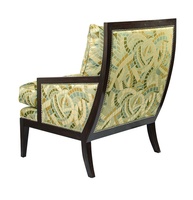 Nolan&nbsp;Chair&nbsp;shown with:Boxed seat cushionBombay&nbsp;finishSilver&nbsp;nailhead frame trim