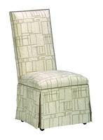 Sinatra&nbsp;Side Chair&nbsp;shown with:Tight seat and backDeep skirtSilver&nbsp;nailhead frame trim