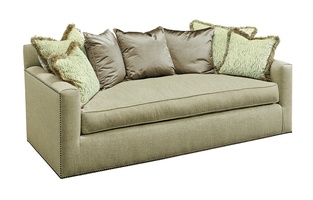 Santa Barbara Sofa (Multi Back) shown with:Boxed Bench SeatTrack ArmBuilt-to-the-floor baseNailhead frame trim