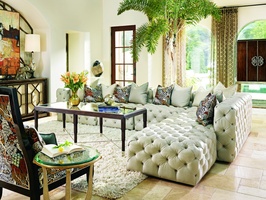Manhattan&nbsp;Sectional shown with:Button tufted seat