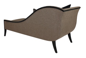 Andrea Chaise shown with:Tight&nbsp;seatEbony&nbsp;finishSelf welt&nbsp;frame trim