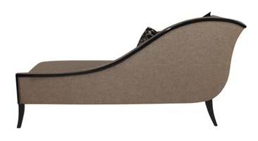 Andrea Chaise shown with:Tight&nbsp;seatEbony&nbsp;finishSelf welt&nbsp;frame trim