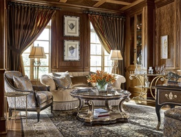 Amara Sofa Living Room
Amara Sofa shown with:Tufted&nbsp;seat with Bronze Star buttonsBronze Star nailhead over Bullion base