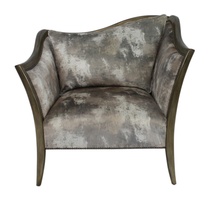 Anastasia Chair&nbsp;shown with:Tight&nbsp;seatAntique Medici&nbsp;finishGunmetal&nbsp;nailhead frame trim