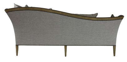 Anastasia Sofa shown with:Tight&nbsp;seatAntique Medici&nbsp;finishGunmetal&nbsp;nailhead frame trim