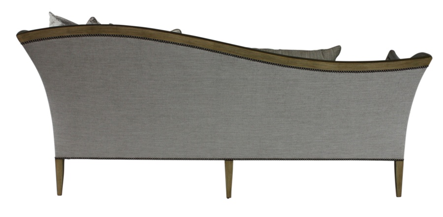 Anastasia Sofa shown with:Tight&nbsp;seatAntique Medici&nbsp;finishGunmetal&nbsp;nailhead frame trim