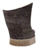 Artemis Chair shown with:Boxed seat cushionBullionSilver Nile nailhead frame trim