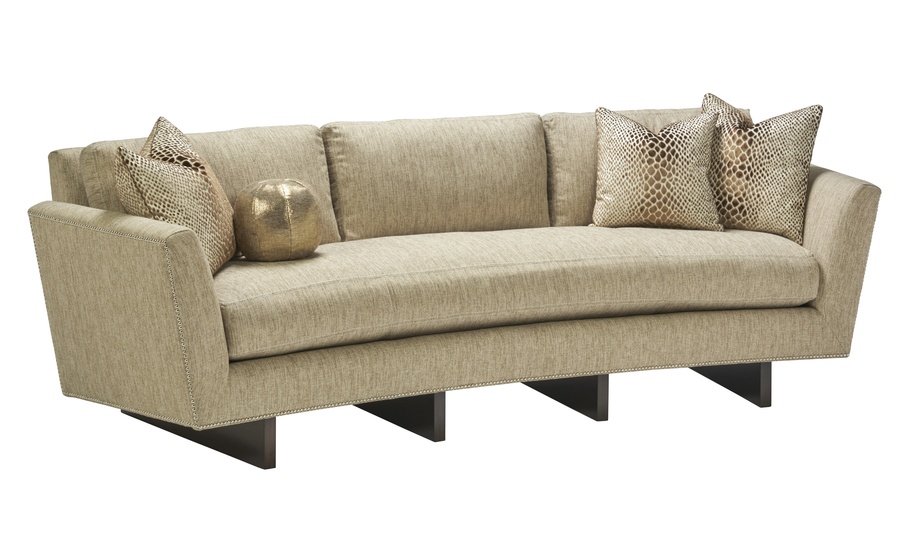 Austin Sofa shown with:Boxed bench seatBombay finishSilver nailhead trim