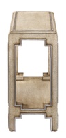 Bali&nbsp;Chairside Table&nbsp;shown with:Oatmeal&nbsp;finishCashmere&nbsp;Silver&nbsp;finish trim