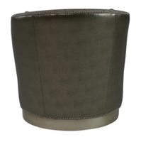 Brooke Chair&nbsp;shown with:Tight&nbsp;seatPlinth Base&nbsp;with Cashmere Silver finishPewter&nbsp;nailhead frame trim