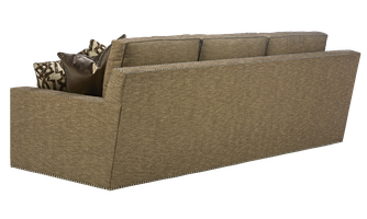 Bryant&nbsp;Sofa shown with:Boxed bench seatBuilt-to-the-floor&nbsp;baseSpaced SIlver&nbsp;nailhead frame trim over tape