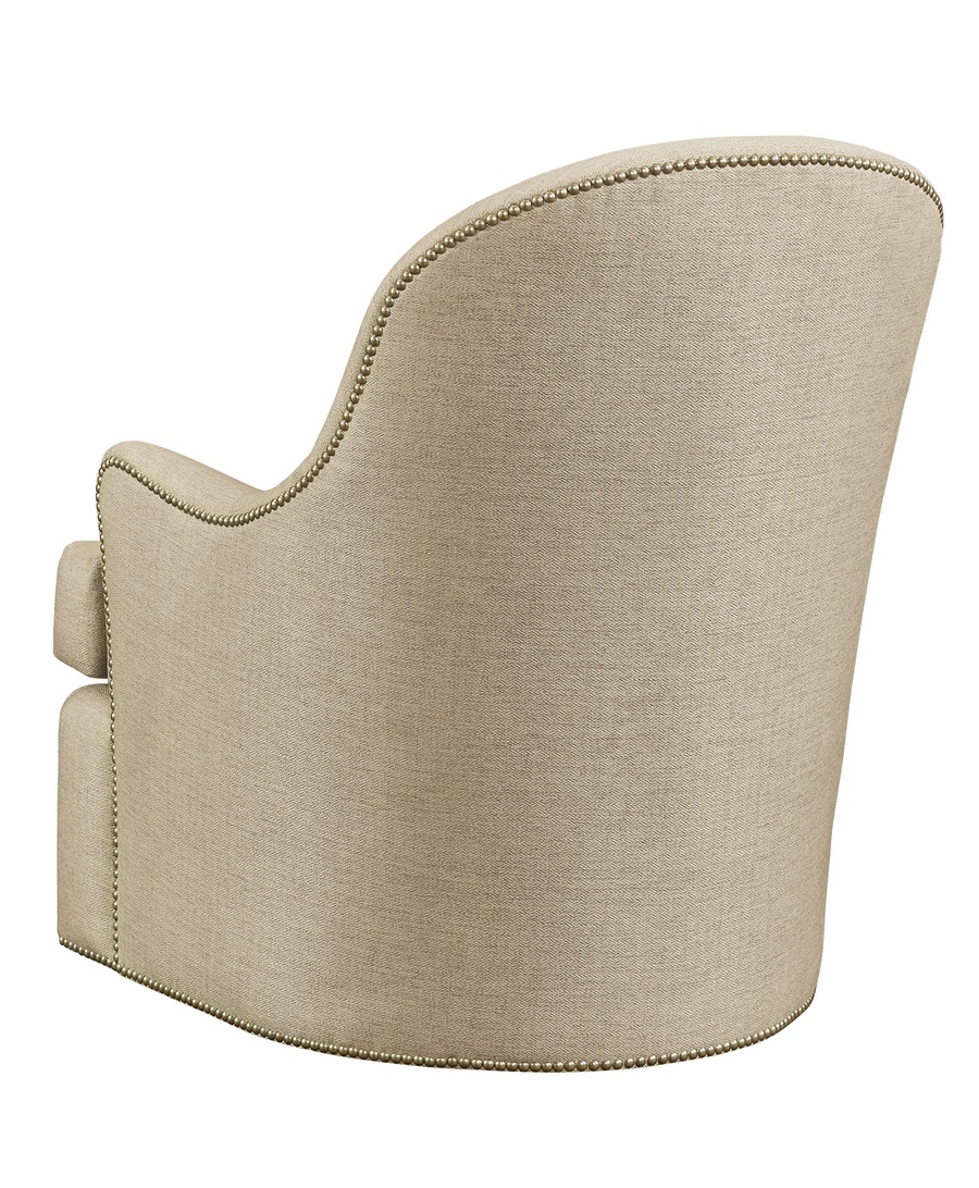Bohemian Chair shown with:Antique Brass Nailhead