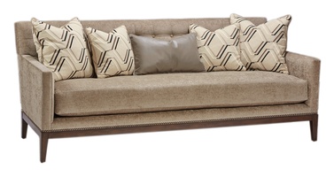 Cosmopolitan Sofa shown with:Melody finishAntique Heritage&nbsp;nailhead frame trim