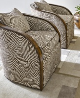 Comet Chair shown with:Cadence finishMottled Nailhead frame trim
