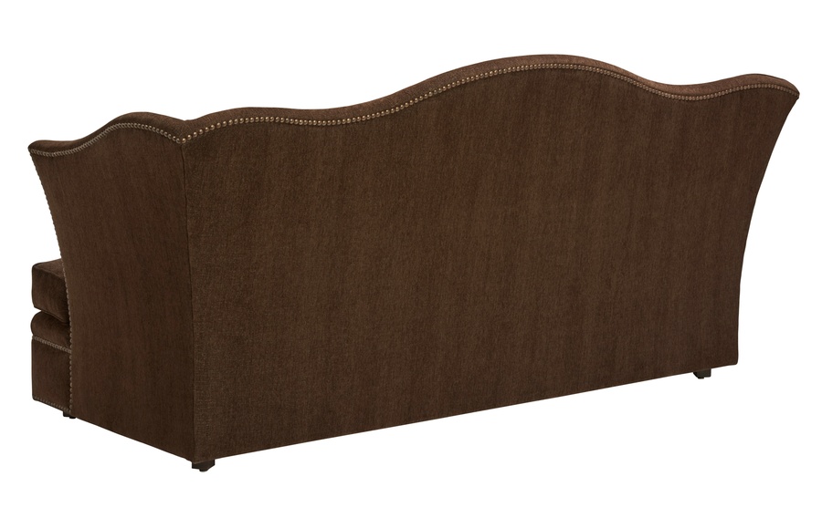 Divine Sofa shown with:Boxed BenchMottled nailhead frame trim