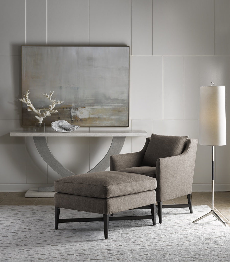 Stratus Chair shown with:Dark Harmony finishSelf mini welt frame trim