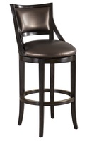 Lyric Barstool shown with:Lyric finishSatin Brass&nbsp;footrest