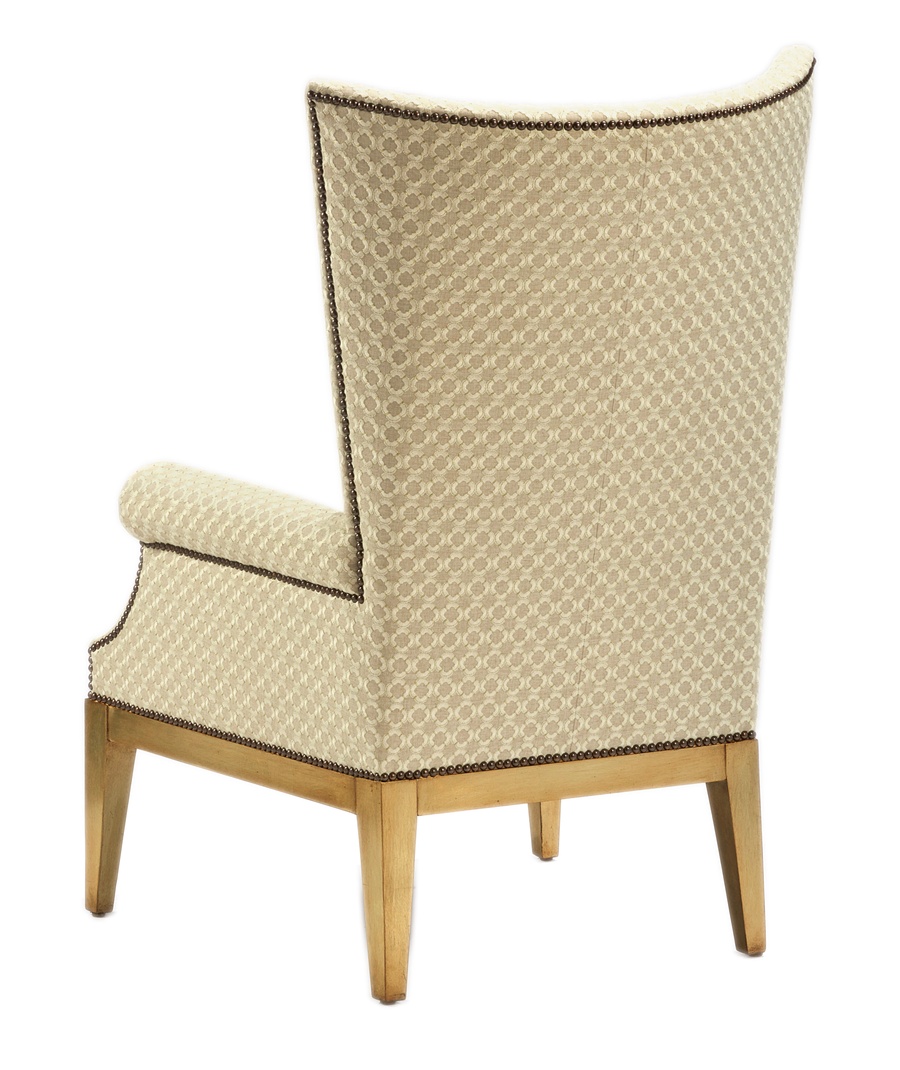 Manor Chair shown with:Cashmere Gold finishAntique Heritage nailhead frame trim