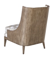 Metropolis&nbsp;Chair shown with:Tempo finishGunmetal&nbsp;Nailhead frame trim