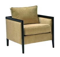 Quest Chair shown with:Caviar finishGold Coast nailhead frame trim