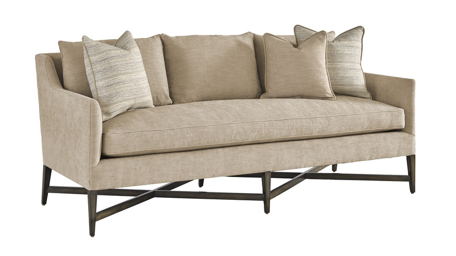 Stratus Sofa shown with:Dark Harmony finishSelf mini welt frame trim