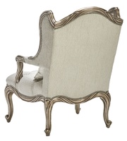Coco Chair&nbsp;shown with:Tufted&nbsp;seat with Silver Star buttonsBronzed Silver finishVerona Silver Leaf finish trimSilver Star nailhead trim