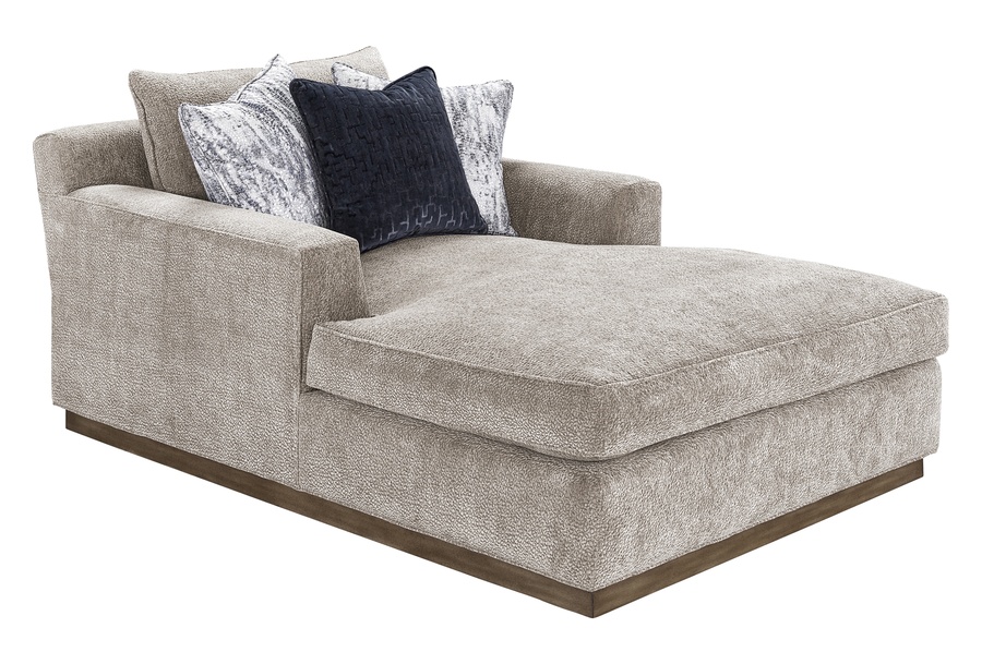 Rome&nbsp;Style&nbsp;Chaise shown with:Plinth Base&nbsp;with&nbsp;Latte finishLuxurious&nbsp;Depth Seating
