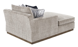 Rome&nbsp;Style&nbsp;Chaise&nbsp;shown with:Plinth Base&nbsp;with&nbsp;Latte&nbsp;finishLuxurious&nbsp;Depth Seating