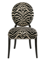 Century City Side Chair&nbsp;shown with:Tight seat and backSumatra&nbsp;finishSilver nailhead frame trim