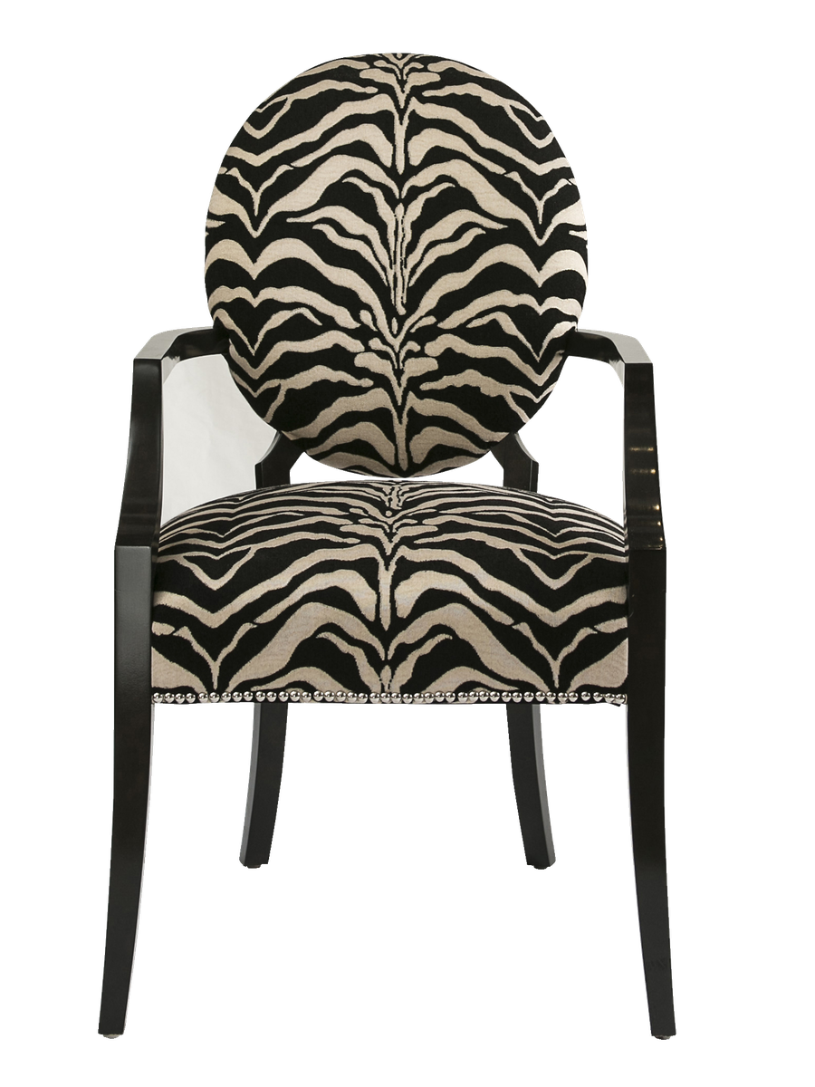 Century City Arm&nbsp;Chair&nbsp;shown with:Tight seat and backBombay finishSilver nailhead frame trim