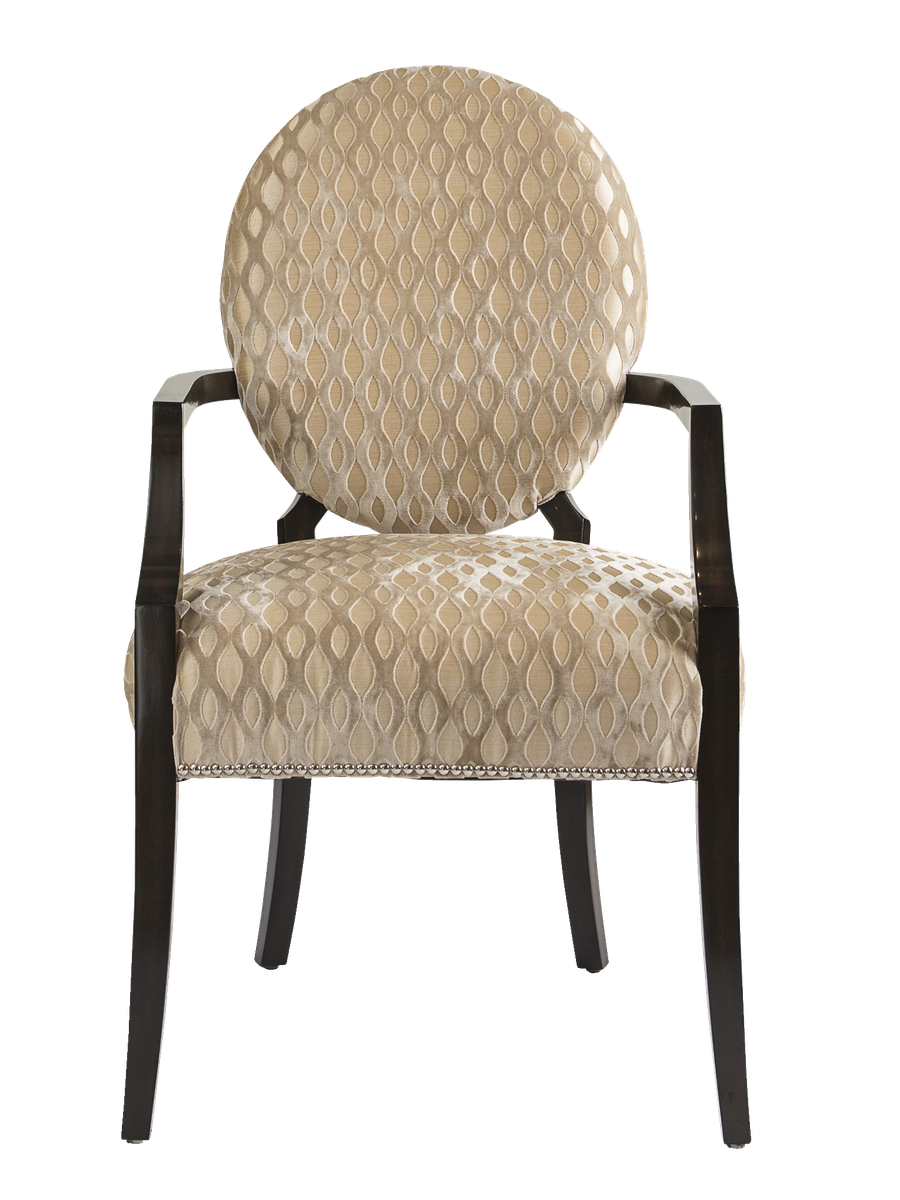 Century City Arm&nbsp;Chair&nbsp;shown with:Tight seat and backBombay finishSilver nailhead frame trim