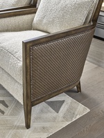 Calistoga&nbsp;Chair&nbsp;shown with:Boxed seat cushionSaddle&nbsp;finishMottled&nbsp;nailhead frame trim