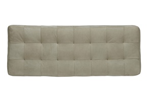 Coronado Ottoman&nbsp;shown with:Semi-Attached seat with Box QuiltingExposed Wood Legs in Contemporary Havana finishAntique Heritage nailhead frame trim24" x 64"