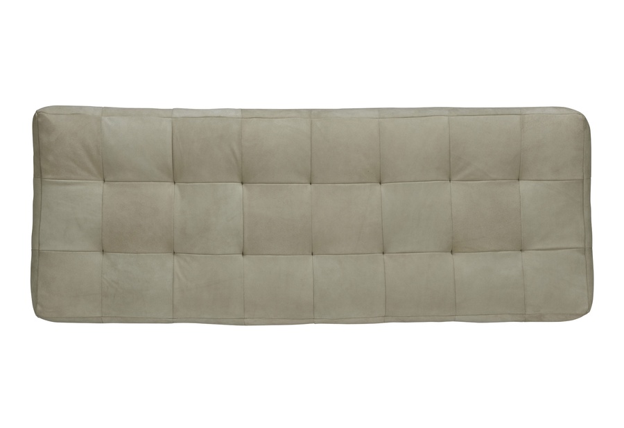 Coronado Ottoman shown with:Semi-Attached seat with Box QuiltingExposed Wood Legs in Contemporary Havana finishAntique Heritage nailhead frame trim24" x 64"