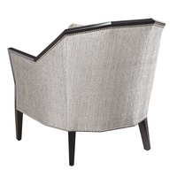 DaVinci Chair&nbsp;shown with:Boxed&nbsp;cushion seatBombay finishSilver&nbsp;nailhead frame trim