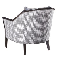 DaVinci Chair&nbsp;shown with:Boxed&nbsp;cushion seatBombay finishMerengue&nbsp;nailhead frame trim