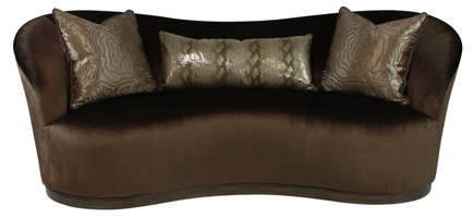 Elle&nbsp;Sofa shown with:Tight&nbsp;seatPlinth Base with Latte&nbsp;finishMini self welt&nbsp;frame trim